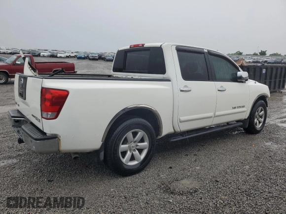 2010 Nissan Titan SE with VIN 1N6BA0ED7AN324632, listed as a Copart auction lot 57095185 with 156,391 mi miles and Salvage title. Bid and sale history available at DreamBid. Image 3.