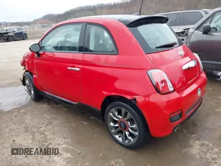 2017 FIAT 500 Pop with VIN 3C3CFFKR4HT661897, listed as a IAAI auction lot 41475111 with 21,606 mi miles. Bid and sale history available at carsss.com. Image 3.