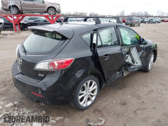 2010 Mazda Mazda3 s Grand Touring with VIN JM1BL1H57A1262633, listed as a IAAI auction lot 41949126 with 82,325 mi miles. Bid and sale history available at carsss.com. Image 4.