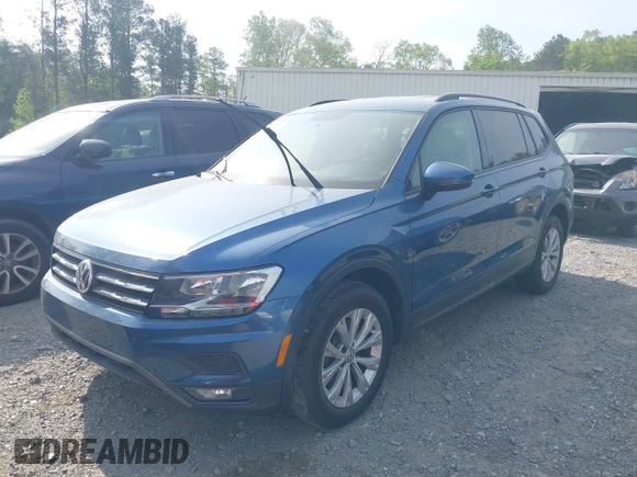 2018 Volkswagen Tiguan S with VIN 3VV0B7AXXJM018455, listed as a IAAI auction lot 41979115 with 92,104 mi miles and . Bid and sale history available at DreamBid. Image 14.