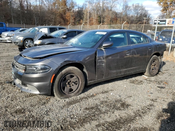 2019 Dodge Charger Police with VIN 2C3CDXAG6KH513715, listed as a Copart auction lot 78844844 with 83,828 mi miles and Salvage Title. Bid and sale history available at DreamBid. Image 1.