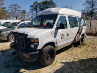 2012 Ford Econoline Cargo Recreational z VIN 1FTNE2EW0CDA50622, wystawiony jako Copart lot #59252805 z przebiegiem 234 845 mil mil oraz Czysty tytuł • Clean title. Historia ofert i sprzedaży dostępna na DreamBid. Obrazek 1.