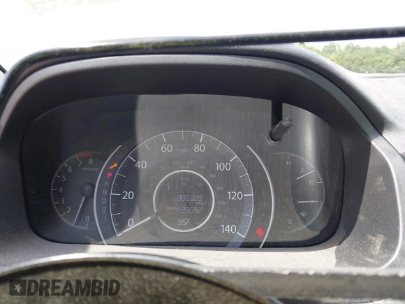 2013 Honda CR-V EX-L with VIN 2HKRM4H79DH640074, listed as a IAAI auction lot 42503002 with 86,309 mi miles and . Bid and sale history available at DreamBid. Image 7.