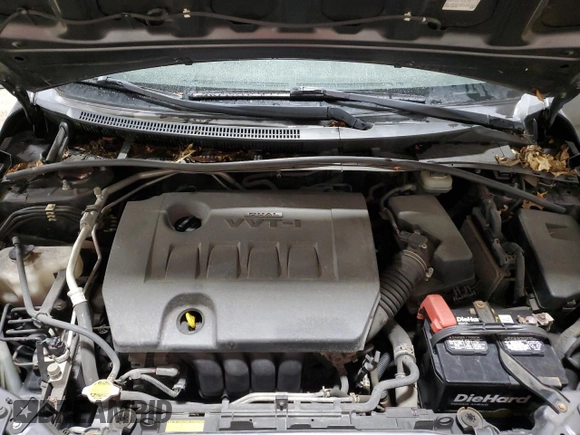 2011 Toyota Corolla L with VIN JTDBU4EE5B9146627, listed as a Copart auction lot 52424825 with 102,420 mi miles and Salvage Title. Bid and sale history available at carsss.com. Image 11.
