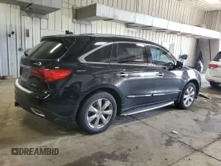 2014 Acura MDX Advance with VIN 5FRYD4H83EB037558, listed as a Copart auction lot 60697445 with 178,649 mi miles and Non repairable. Bid and sale history available at DreamBid. Image 3.