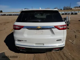 2021 Chevrolet Traverse High Country with VIN 1GNEVNKW5MJ229450, listed as a Copart auction lot 44260125 with 61,114 mi miles and Salvage Title. Bid and sale history available at carsss.com. Image 6.