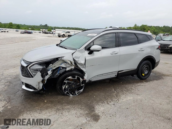 2024 Kia Sportage SX-Prestige with VIN 5XYK53DF6RG218980, listed as a Copart auction lot 57384635 with 13,452 mi miles and Salvage title. Bid and sale history available at DreamBid. Image 1.