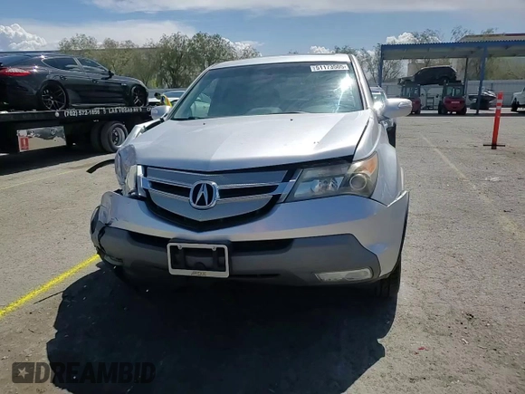 2007 Acura MDX Tech Pkg with VIN 2HNYD283X7H516450, listed as a Copart auction lot 51173505 with 173,435 mi miles and Salvage Title. Bid and sale history available at carsss.com. Image 12.