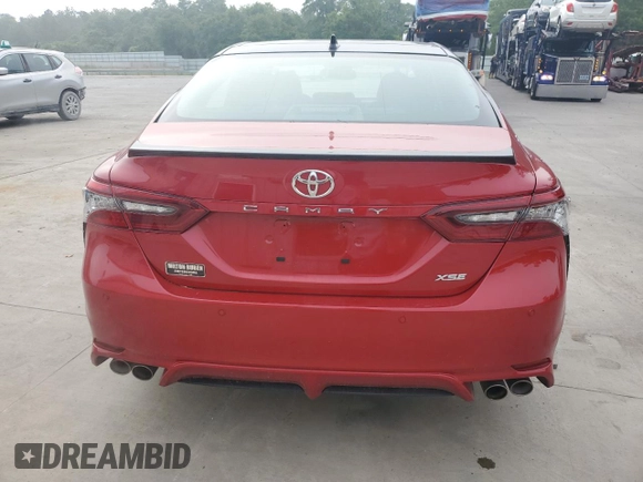 2021 Toyota Camry XSE z VIN 4T1K61AK4MU495780, wystawiony jako Copart lot #54576745 z przebiegiem 24 603 mil mil oraz Szkoda całkowita • Salvage title. Historia ofert i sprzedaży dostępna na DreamBid. Obrazek 6.