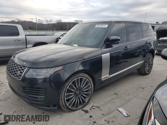 2020 Land Rover Range Rover z VIN SALGS5SE2LA579322, wystawiony jako Copart lot #83676914 z przebiegiem 42 039 mil mil oraz Czysty tytuł • Clean title. Historia ofert i sprzedaży dostępna na DreamBid. Obrazek 1.