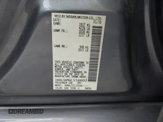 2016 Nissan Altima SR with VIN 1N4AL3AP6GC156602, listed as a IAAI auction lot 42205423 with 169,967 mi miles and . Bid and sale history available at DreamBid. Image 9.