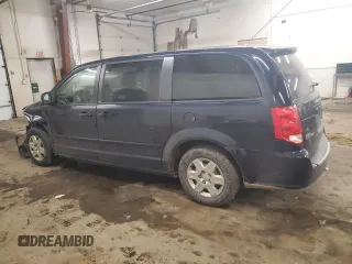 2012 Dodge Grand Caravan SE with VIN 2C4RDGBG2CR333664, listed as a Copart auction lot 46734485 with 211,138 mi miles and Salvage Title. Bid and sale history available at DreamBid. Image 2.