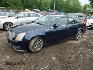 2008 Cadillac CTS AWD with VIN 1G6DP57V180126913, listed as a Copart auction lot 55455375 with 144,420 mi miles and Salvage Title. Bid and sale history available at DreamBid. Image 1.
