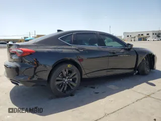 2024 Acura TLX Technology with VIN 19UUB5F43RA000103, listed as a Copart auction lot 61647254 with 8,929 mi miles and Salvage Title. Bid and sale history available at DreamBid. Image 3.