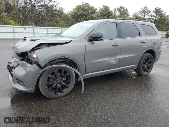 2020 Dodge Durango GT Plus with VIN 1C4RDJDG4LC394727, listed as a Copart auction lot 56004455 with 23,699 mi miles and Non repairable. Bid and sale history available at DreamBid. Image 1.