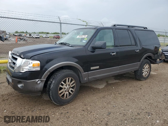 2007 Ford Expedition EL XLT with VIN 1FMFK15507LA37861, listed as a Copart auction lot 59364734 with 221,927 mi miles and Salvage Title. Bid and sale history available at carsss.com. Image 1.
