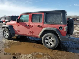 2021 Jeep Wrangler Unlimited Sport with VIN 1C4HJXKN2MW640909, listed as a Copart auction lot 42649335 with Not provided miles and Clean title. Bid and sale history available at DreamBid. Image 2.