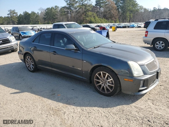 2007 Cadillac STS-V with VIN 1G6DX67D670147459, listed as a Copart auction lot 43378155 with NaN miles and Clean Title. Bid and sale history available at carsss.com. Image 4.