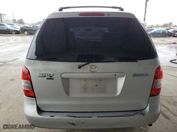 2000 Mazda MPV DX with VIN JM3LW28G7Y0129123, listed as a Copart auction lot 49331495 with 155,395 mi miles and Salvage Title. Bid and sale history available at carsss.com. Image 6.