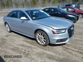 2015 Audi A4 Premium with VIN WAUBFAFL6FN042132, listed as a IAAI auction lot 41908411 with 104,144 mi miles. Bid and sale history available at carsss.com. Image 1.