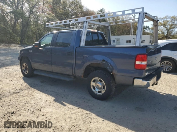 2005 Ford F-150 XLT with VIN 1FTPW14545FB31526, listed as a Copart auction lot 54343155 with 154,751 mi miles and Clean Title. Bid and sale history available at carsss.com. Image 2.