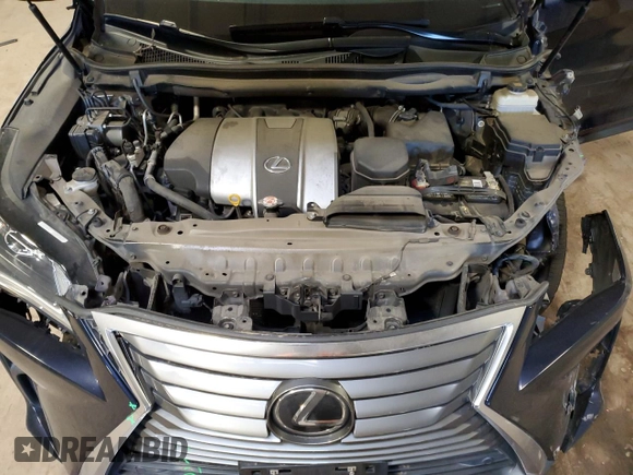 2018 Lexus RX 350 with VIN 2T2BZMCA8JC154579, listed as a Copart auction lot 54215705 with 73,700 mi miles and Salvage title. Bid and sale history available at DreamBid. Image 12.