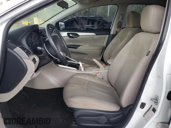 2017 Nissan Sentra SV with VIN 3N1AB7AP2HY238908, listed as a Copart auction lot 88949145 with 186,101 mi miles and Salvage title. Bid and sale history available at DreamBid. Image 7.