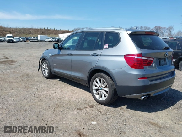 2014 BMW X3 xDrive28i with VIN 5UXWX9C54E0D24997, listed as a IAAI auction lot 42026278 with 94,383 mi miles and . Bid and sale history available at DreamBid. Image 3.