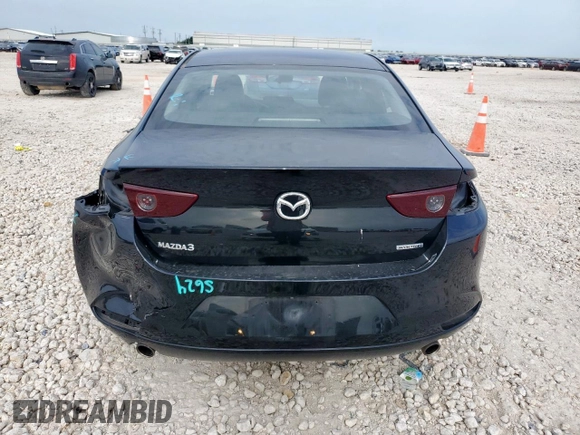 2021 Mazda 3 Preferred with VIN JM1BPACL6M1331486, listed as a Copart auction lot 60196775 with 67,682 mi miles and Salvage title. Bid and sale history available at DreamBid. Image 6.