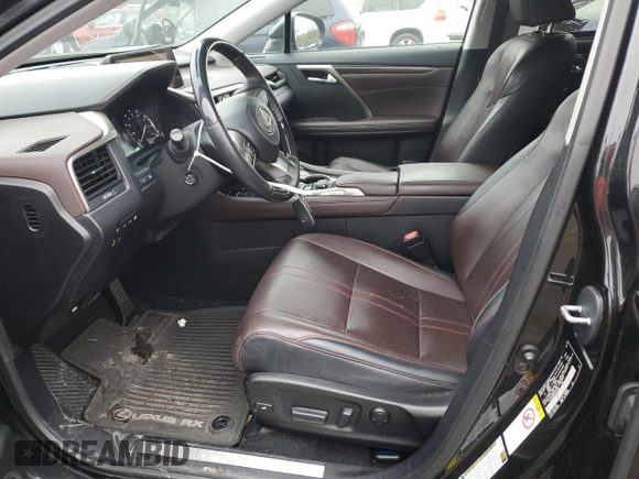 2017 Lexus RX with VIN 2T2BGMCA9HC015366, listed as a Copart auction lot 45694975 with 63,187 mi miles and Salvage Title. Bid and sale history available at carsss.com. Image 7.