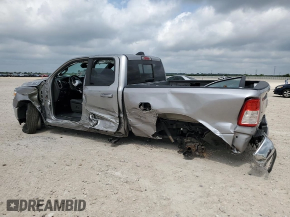 2022 Ram 1500 Big Horn with VIN 1C6SRFBT6NN135557, listed as a Copart auction lot 55143785 with 64,930 mi miles and Salvage title. Bid and sale history available at DreamBid. Image 2.