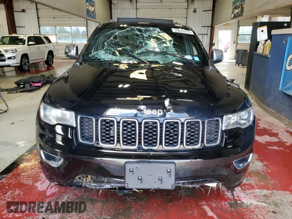 2021 Jeep Grand Cherokee 80th Anniversary with VIN 1C4RJFBG9MC508313, listed as a Copart auction lot 55622475 with Not Provided miles and Salvage Title. Bid and sale history available at DreamBid. Image 5.