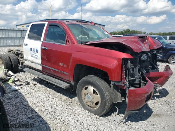 2018 Chevrolet Silverado 3500HD High Country with VIN 1GC4K1EY3JF233580, listed as a Copart auction lot 69931894 with 0 mi miles and Salvage Title. Bid and sale history available at carsss.com. Image 4.
