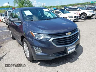 2019 Chevrolet Equinox LS with VIN 3GNAXHEV1KL307516, listed as a IAAI auction lot 42116355 with 98,814 mi miles and . Bid and sale history available at carsss.com. Image 1.