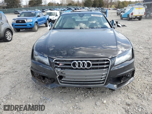 2013 Audi S7 with VIN WAUW2BFC1DN153798, listed as a Copart auction lot 49264295 with 81,579 mi miles and Salvage Title. Bid and sale history available at carsss.com. Image 5.