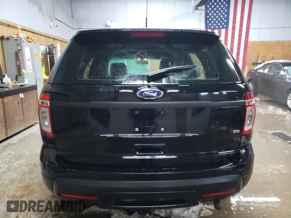 2014 Ford Utility Police Interceptor with VIN 1FM5K8AR2EGB74531, listed as a Copart auction lot 83323664 with 124,983 mi miles and Clean Title. Bid and sale history available at carsss.com. Image 6.