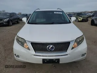 2010 Lexus RX 450h with VIN JTJBC1BA0A2016911, listed as a Copart auction lot 42614515 with 169,490 mi miles and Salvage title. Bid and sale history available at DreamBid. Image 5.