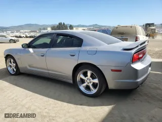 2013 Dodge Charger RT Plus with VIN 2C3CDXCTXDH661427, listed as a Copart auction lot 48746215 with 100,060 mi miles and Salvage Title. Bid and sale history available at carsss.com. Image 2.