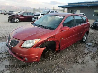 2005 Pontiac Vibe with VIN 5Y2SL63825Z418423, listed as a Copart auction lot 74307684 with 161,250 mi miles and Salvage Title. Bid and sale history available at carsss.com. Image 1.