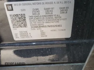 2021 Chevrolet Blazer LT z VIN 3GNKBHRS7MS526461, wystawiony jako Copart lot #83746194 z przebiegiem 62 816 mil mil oraz Szkoda całkowita • Salvage title. Historia ofert i sprzedaży dostępna na DreamBid. Obrazek 15.