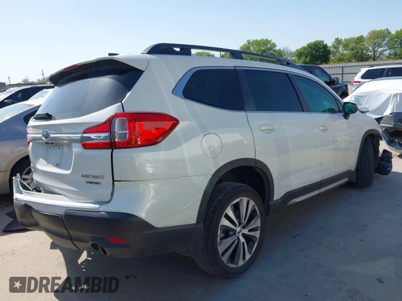 2022 Subaru Ascent Limited with VIN 4S4WMAPD9N3444167, listed as a IAAI auction lot 41866567 with 19,120 mi miles and . Bid and sale history available at DreamBid. Image 4.