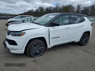 2023 Jeep Compass Limited with VIN 3C4NJDCN3PT552039, listed as a Copart auction lot 52554215 with 11,182 mi miles and Salvage Title. Bid and sale history available at DreamBid. Image 1.