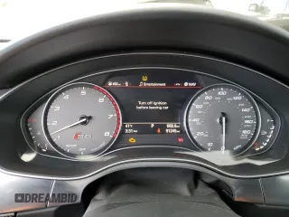 2018 Audi S6 Premium Plus with VIN WAUFFAFC4JN043791, listed as a Copart auction lot 80893114 with 91,245 mi miles and Salvage Title. Bid and sale history available at carsss.com. Image 9.