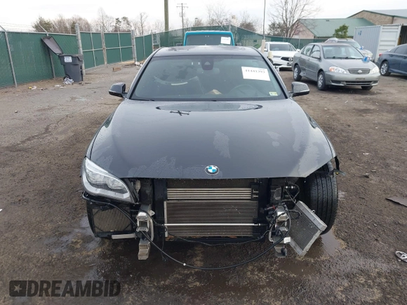 2015 BMW 7 Series 750i xDrive with VIN WBAYB6C56FG299238, listed as a IAAI auction lot 41441393 with 62,396 mi miles. Bid and sale history available at carsss.com. Image 6.