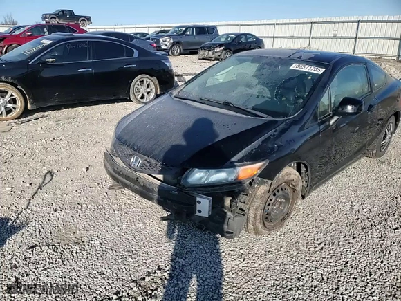 2012 Honda Civic Cpe LX with VIN 2HGFG3B52CH554514, listed as a Copart auction lot 88571705 with 129,203 mi miles and Salvage Title. Bid and sale history available at carsss.com. Image 11.