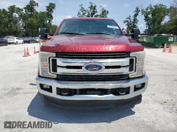 2017 Ford F-250 XLT with VIN 1FT7X2B63HEF07545, listed as a Copart auction lot 56399375 with 216,438 mi miles and Salvage title. Bid and sale history available at DreamBid. Image 5.