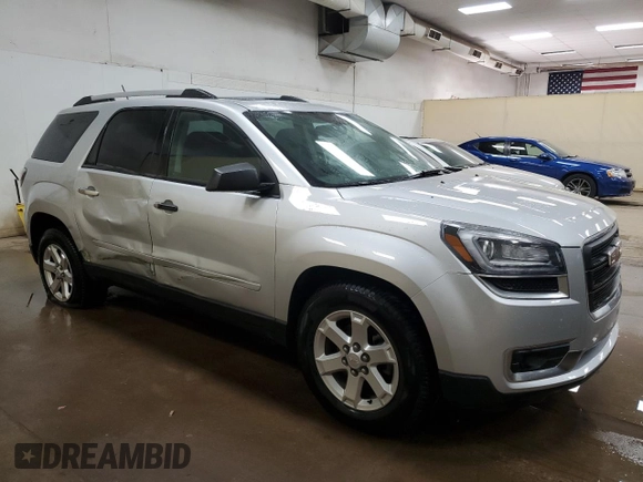 2015 GMC Acadia SLE with VIN 1GKKVPKD8FJ231819, listed as a Copart auction lot 58391045 with 102,230 mi miles and Salvage title. Bid and sale history available at DreamBid. Image 4.