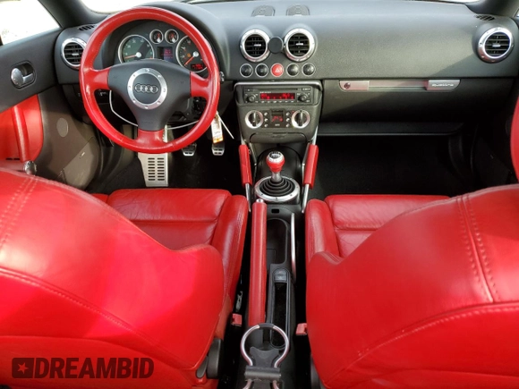 2002 Audi TT ALMS Edition with VIN TRUWT28N921024880, listed as a Copart auction lot 43742855 with 111,329 mi miles and Salvage title. Bid and sale history available at DreamBid. Image 8.