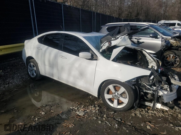 2016 Dodge Dart SXT with VIN 1C3CDFBB0GD667841, listed as a Copart auction lot 48844585 with Not Provided miles and Non Repairable. Bid and sale history available at carsss.com. Image 4.