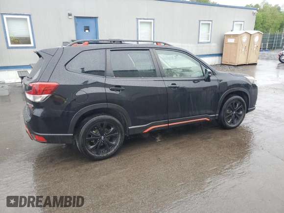 2023 Subaru Forester Special Sports with VIN JF2SKAJC6PH516491, listed as a Copart auction lot 55936455 with 17,802 mi miles and Salvage title. Bid and sale history available at DreamBid. Image 3.